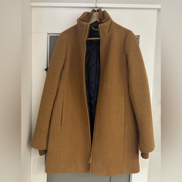 TALL J. Crew Lodge Coat in Italian Stadium-cloth Wool - Picture 2 of 6